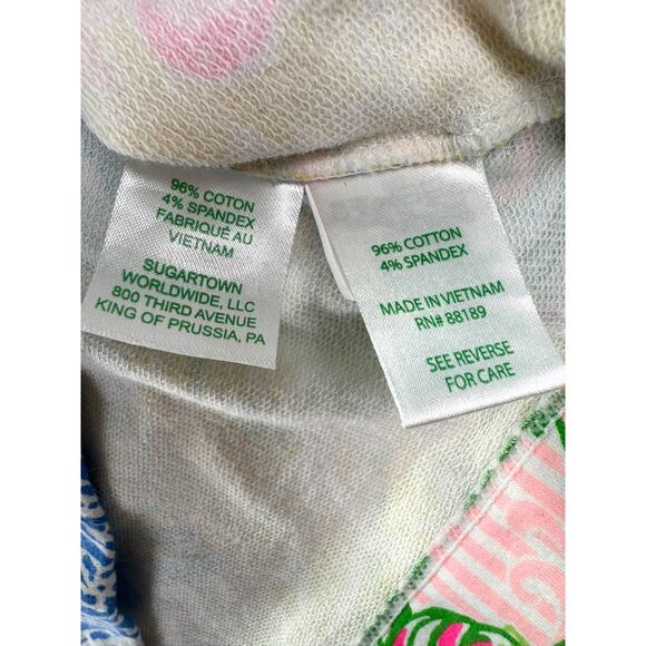 Lilly Pulitzer Skipper Popover UPF 50+ M Multi Cheek to Cheek 1/4 Zip Pullover - Picture 7 of 9